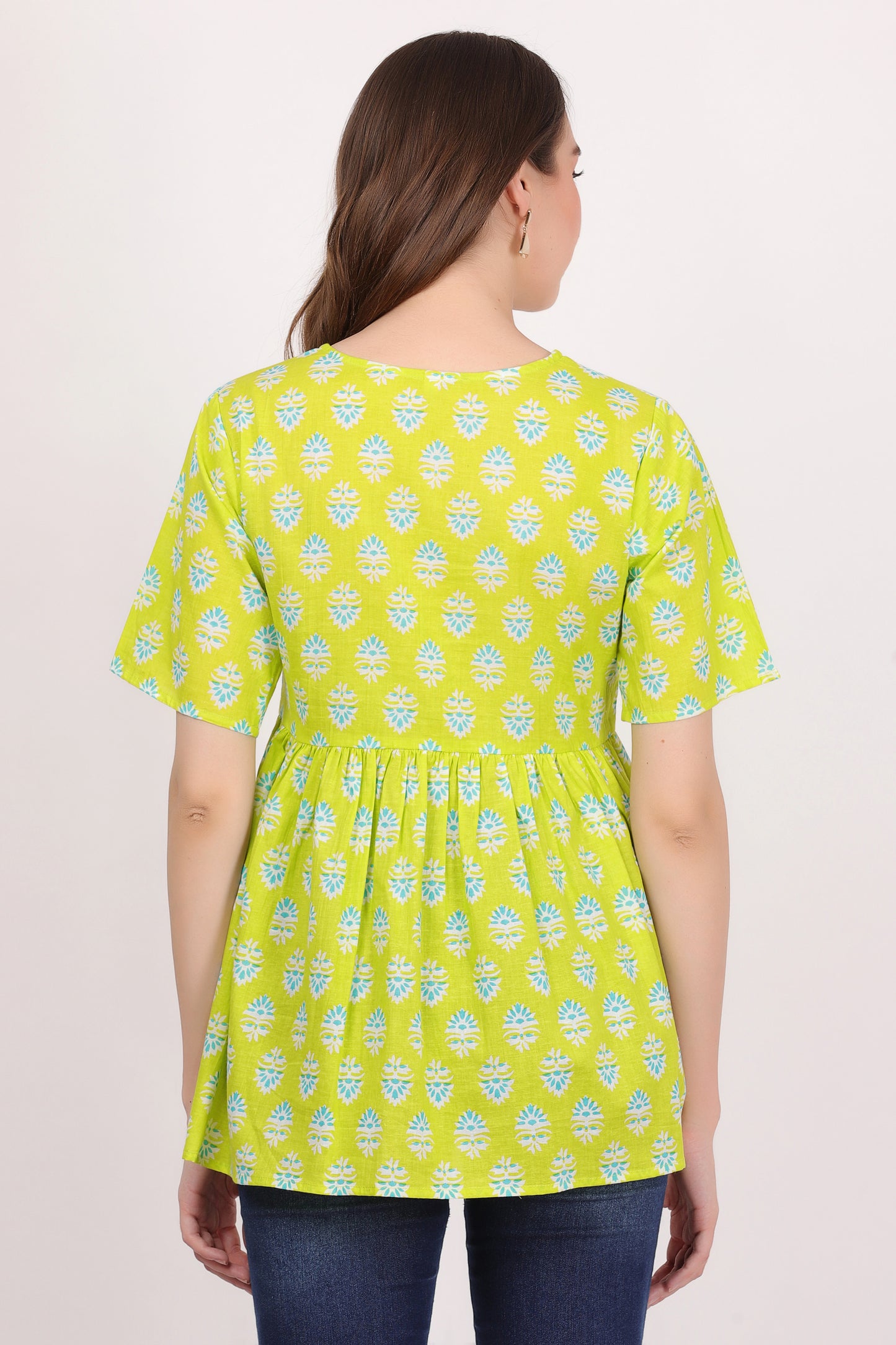 lime lace (tunic top)